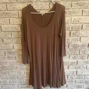 Midi Brown Dress